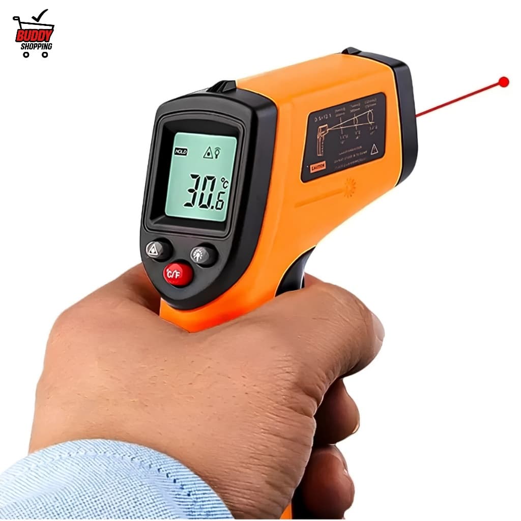 Termômetro Infravermelho Digital Laser Medidor De Temperatura -50 A 550°C Culinário Industrial