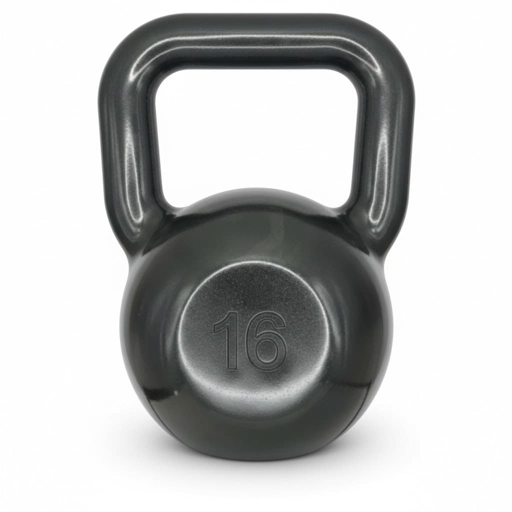 KIT PAR KETTLEBELL 16KG EMBORRACHADOS PARA MUSCULAÇÃO ACADEMIA TREINO FITNESS FUNCIONAL CROSSFIT GYM PRO