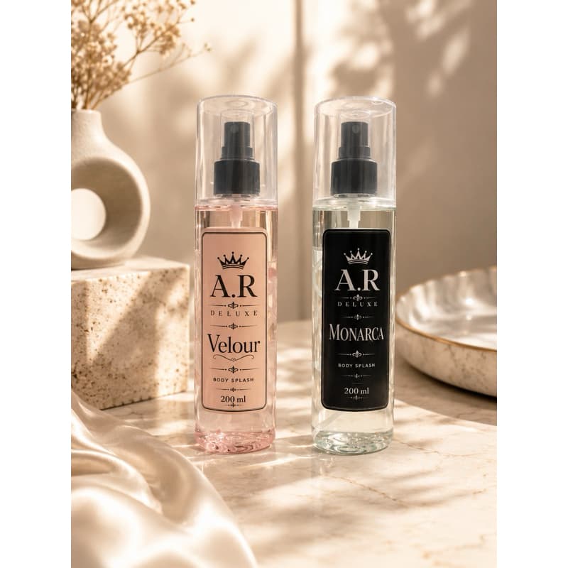 Body Splash 200ml Feminino e Masculino | Velour e Monarca | Kit Casal | Inspirado em Importados
