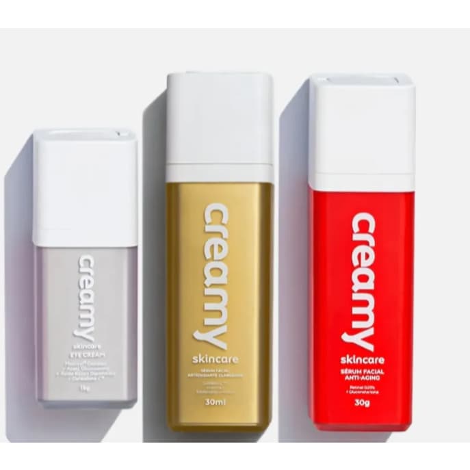 Creamy Skincare Vitamina C Golden 30g Clareador Sérum Facial Retinal