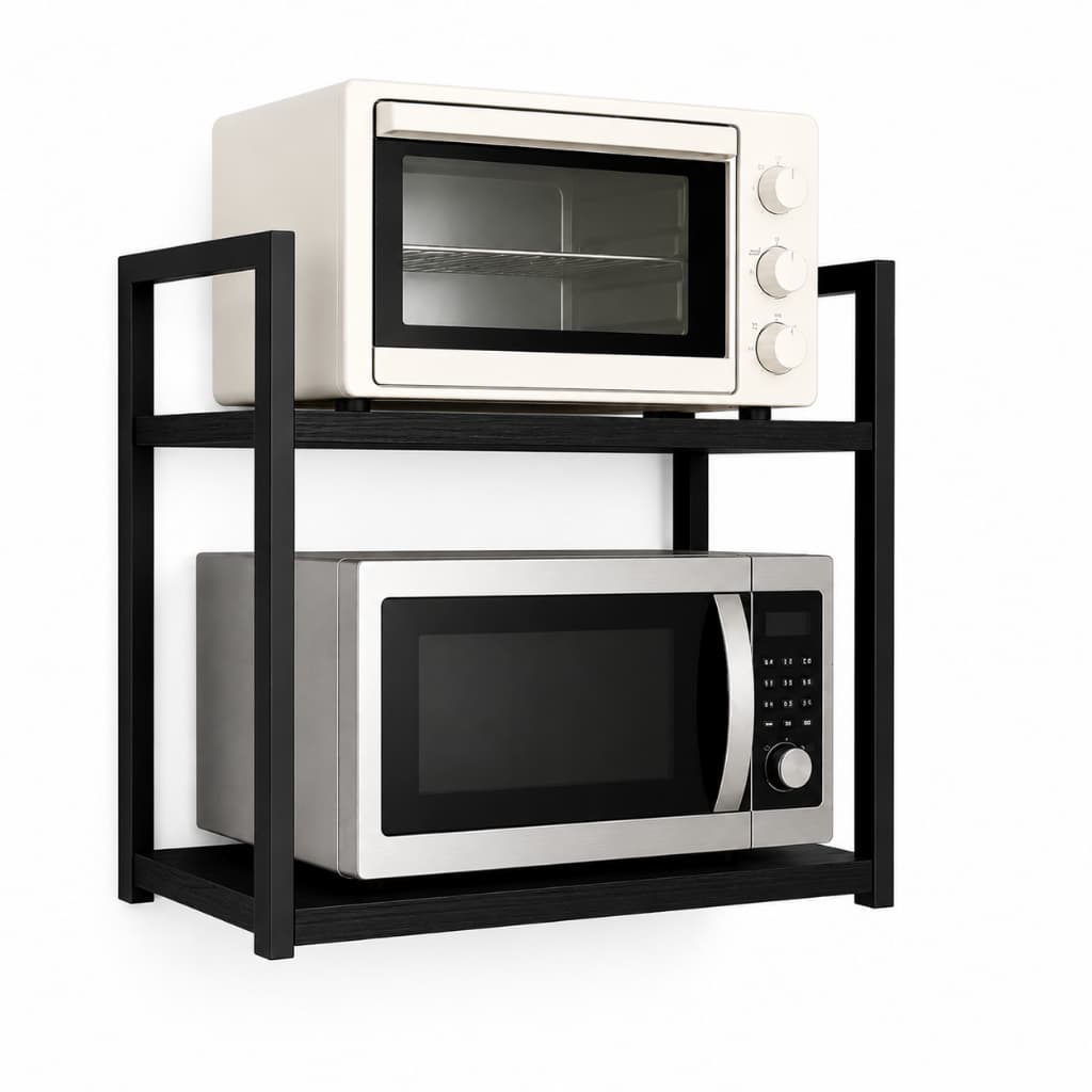 Prateleira Suporte Parede Multiuso Microondas Air Fryer Forno Impressora Nicho Organizador