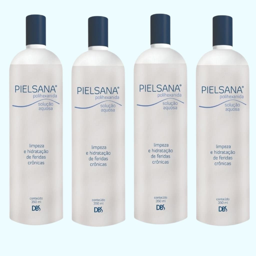 Kit 4 Solução Phmb 350ml- Polihexanida Aquosa Feridas
