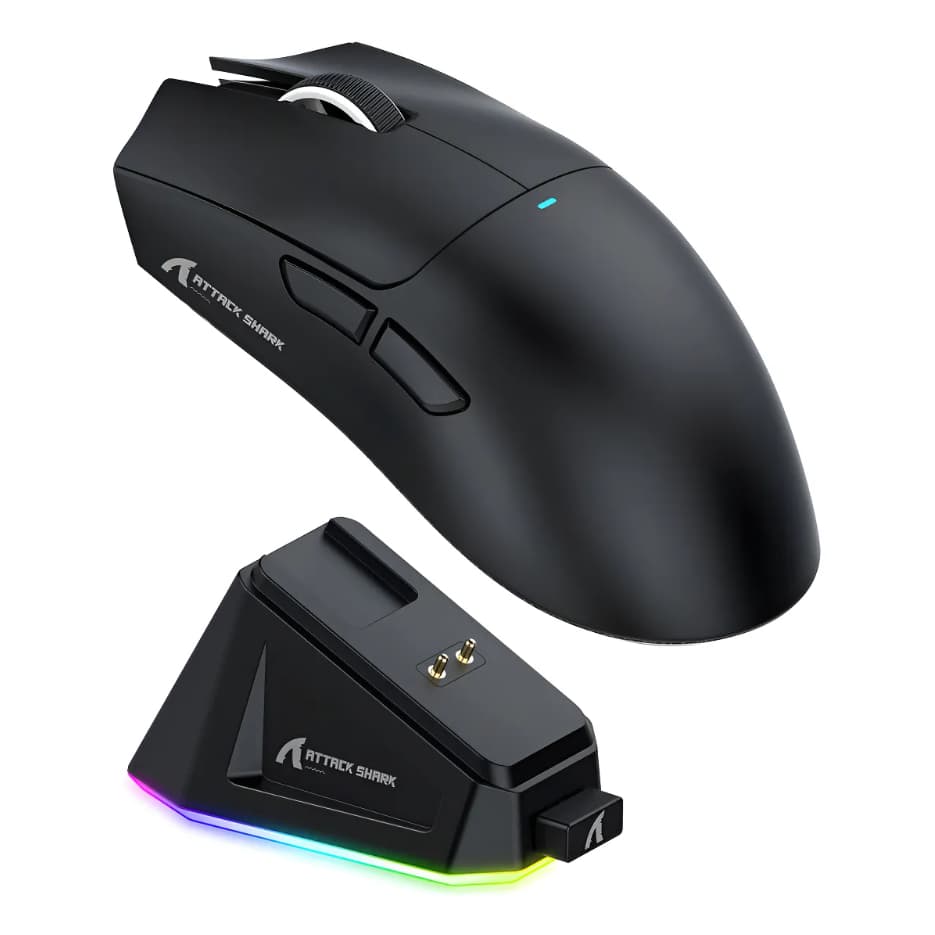 Mouse X11 Sem Fio Bluetooth Gamer Sem Fio Original Com Adesivo Bluetooth Usb Preto