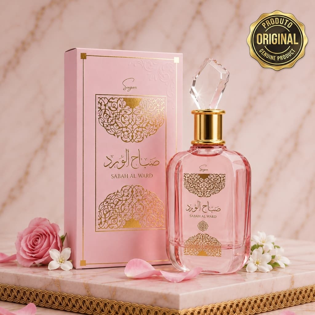 Perfume Arabe Feminino Sabah Al Ward Sugar Eau de Parfum 100ml Original Importado
