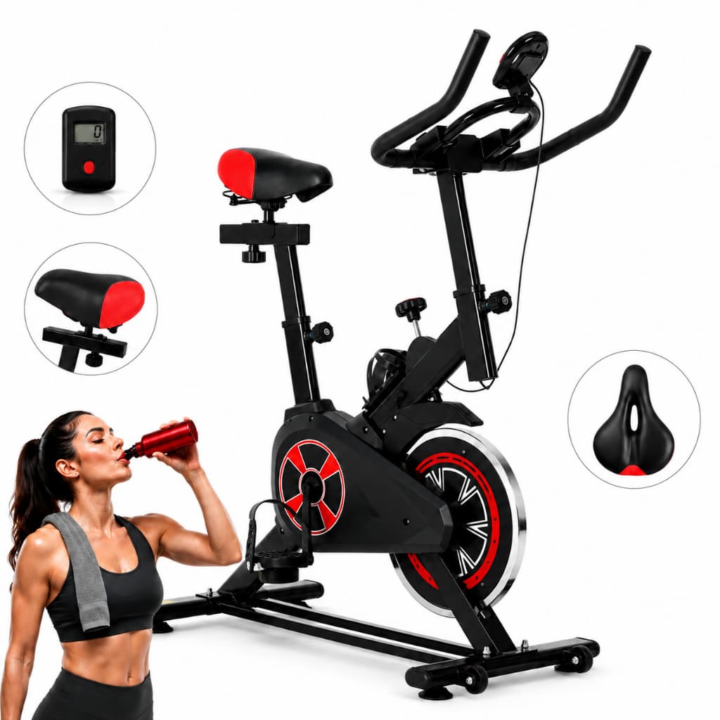 Bicicleta Ergometrica Profissional Bike Spinning 8kg Inercia Bicicleta Fitness