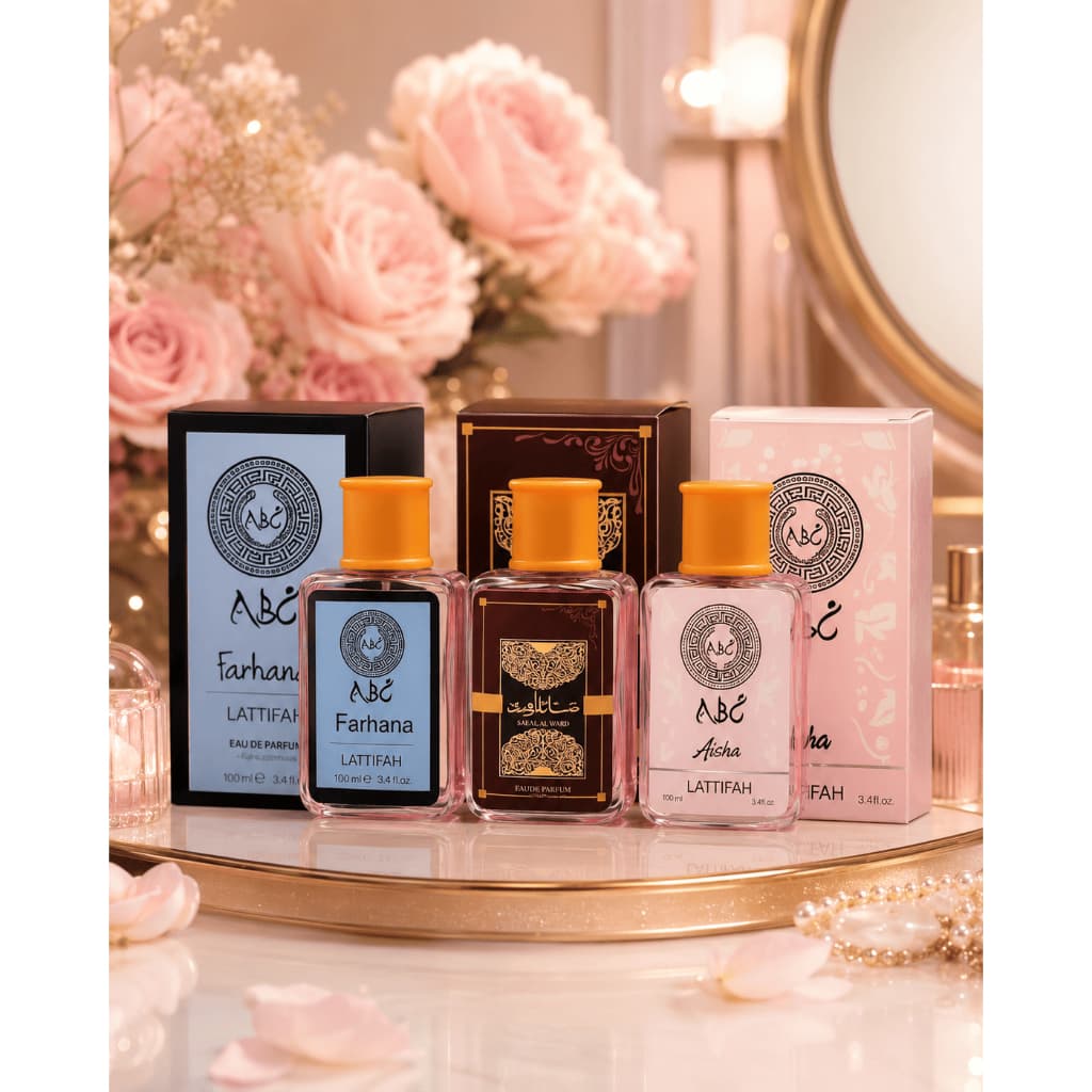 Kit 3 Perfumes Feminino Árabe Importado 100ml Cada