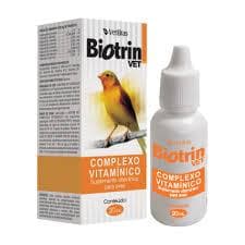 BIOTRIN COMLEXO VITAMINA SUPLEMENTO PASSAROS AVES CANTAR REPRODUÇÃO VITAMINA