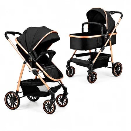 Carrinho de Bebê Berço Moisés Passeio Até 15kg Modelo Europeu Completo Apoapp