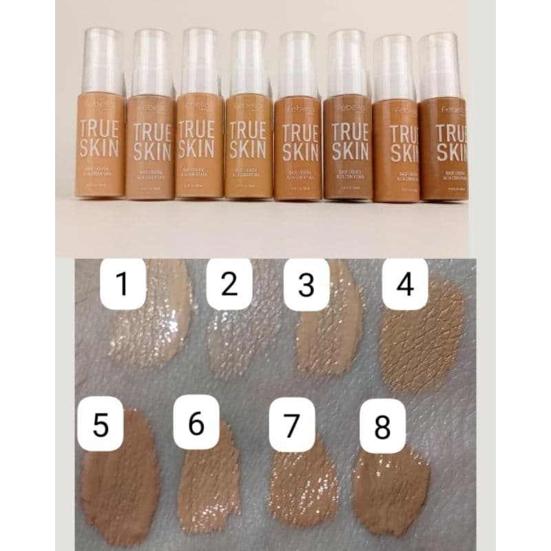 Base Líquida True Skin Febella Makeup