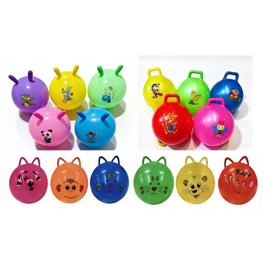 Bola Pula Pula Inflável 45 cm Grande infantil elastica brinquedo educativo divertido menino menina--Milly