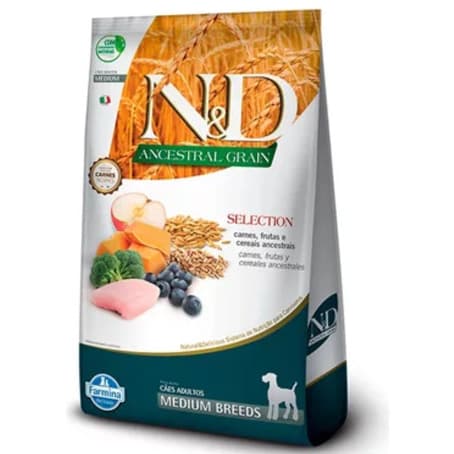 Racao P/caes Adulto N&d Ancestral Selection Medium 15kg