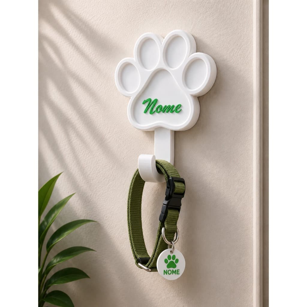 Suporte de Parede para Guia e Coleira Pet Personalizado - alta qualidade