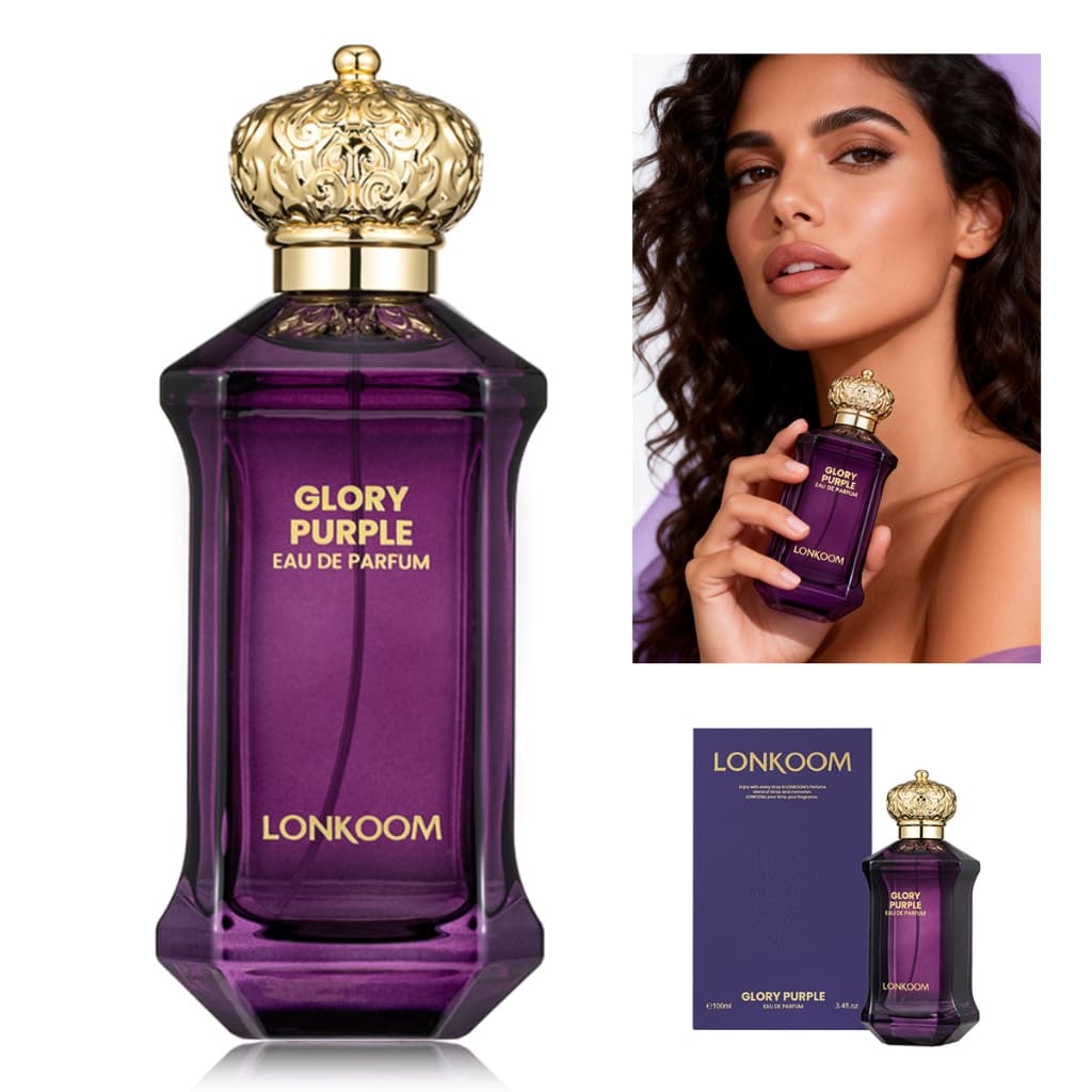 Perfume Feminino Importado Lonkoom Glory Purple 100ml Perfume Árabe Coleção Brand Perfumes