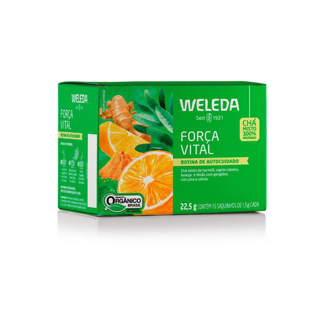 Chá Weleda Força Vital 100% orgânico c/15 saquinhos