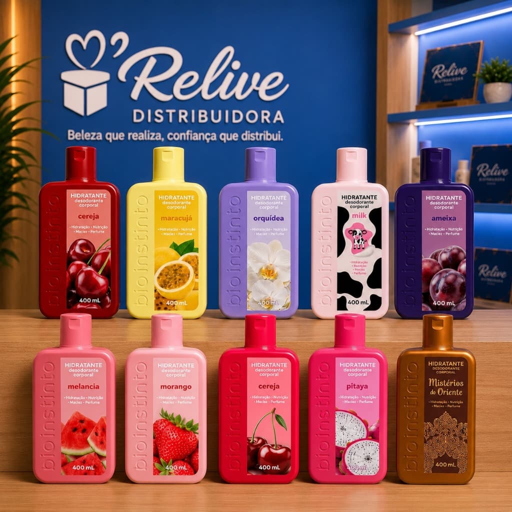 Hidratante Desodorante Corporal BIO INSTINTO 400ML Creme Loção Perfume Banho Cuidados com o Corpo