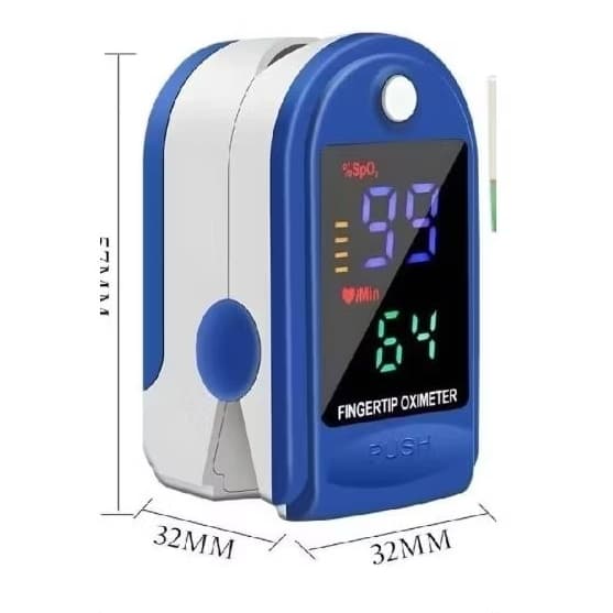 Oxímetro Digital de Dedo C12030 - Azul