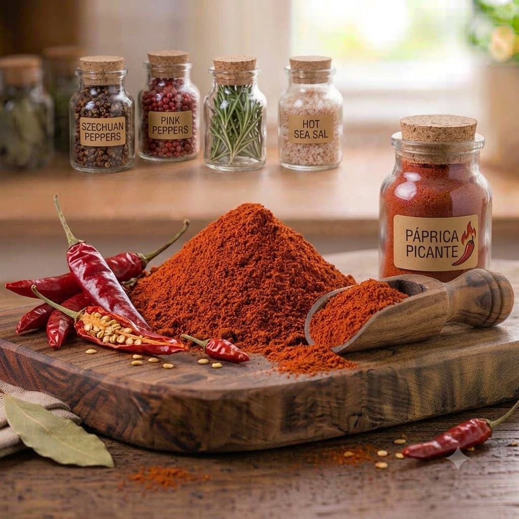 Páprica Picante Premium 100% Natural – Condimentos e Temperos JB