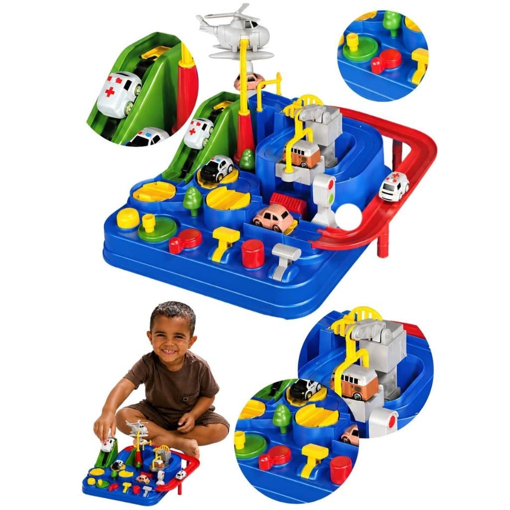 Brinquedo Carrinho Educativo Infantil Pista Carro Montessori Brinquedos de Menino Carrinho Brinquedo