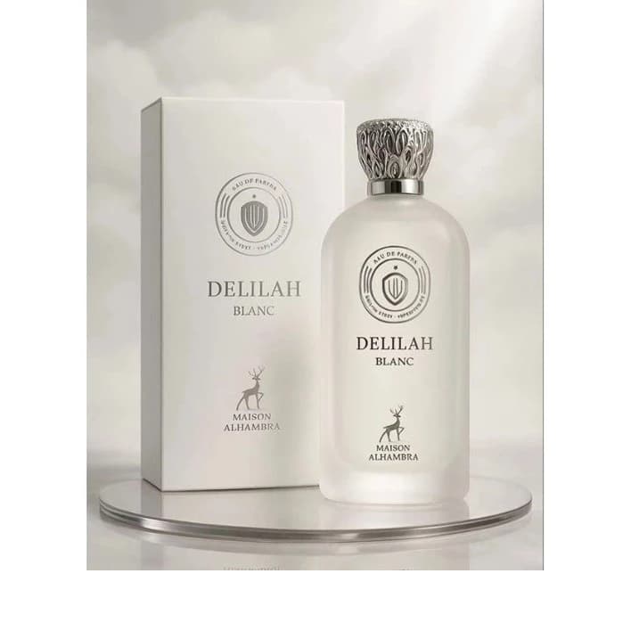 Perfume Maison Alhambra Delilah Blanc Eau de Parfum 100ml Original Importado Feminino