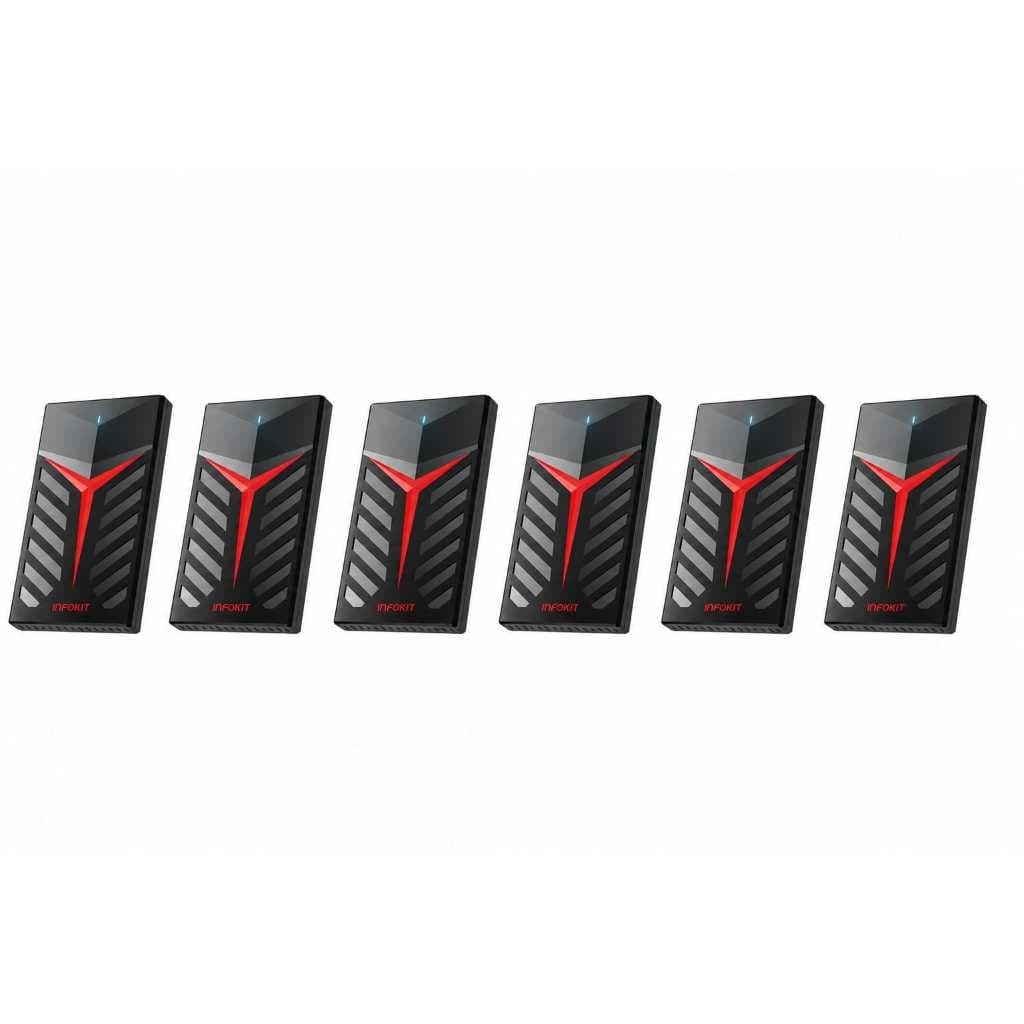 Kit 6 Case Externo Gamer Gaveta Ssd Hd Xbox ps4  ps5 Pc Notebook Usb 3.0