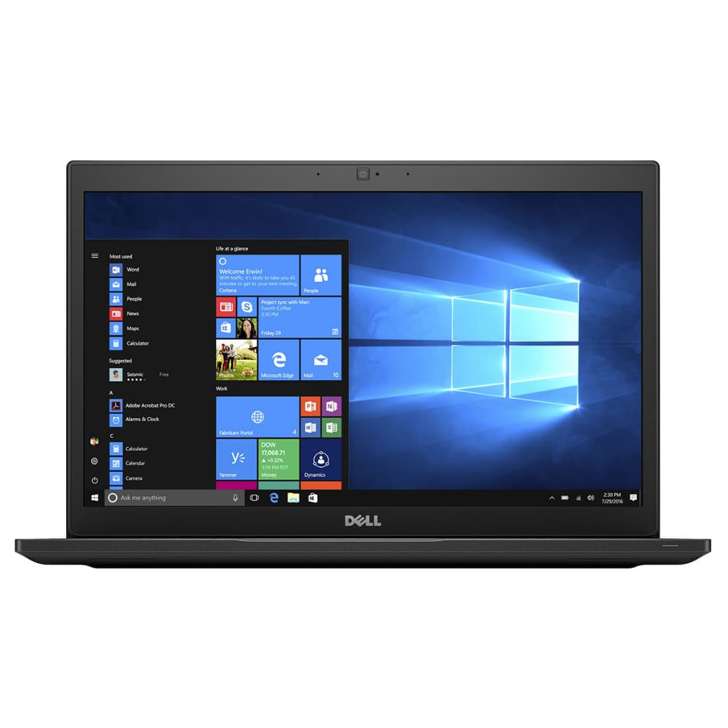 Notebook Dell Latitude 7490 i7 8650U 8GB RAM SSD 256GB 14" Full HD Windows 10 Preto（Recondicionado）
