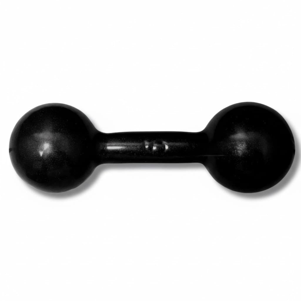 Halter 5kg Bola Emborrachado Musculação Academia Treino Peso Fitness Exercícios Ferduor Físicos Esporte Fisioterapia Gym