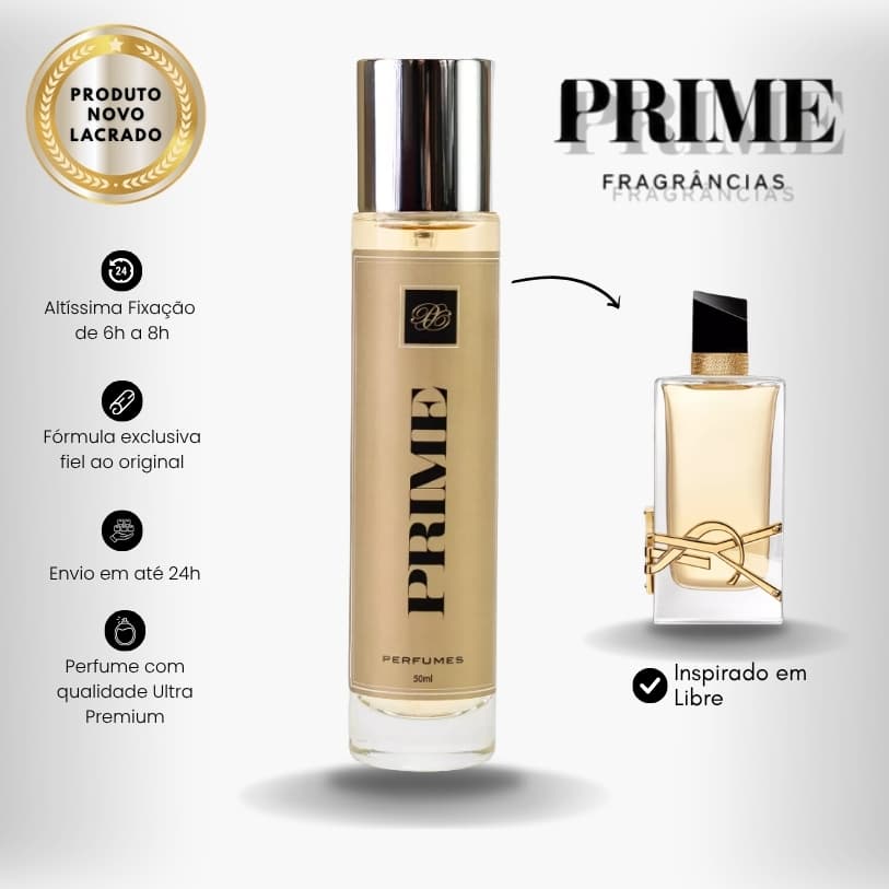 Perfume Feminino Prime F24 Inspirado Alta Fixação 50ml Eau de Parfum Novo - 50ml