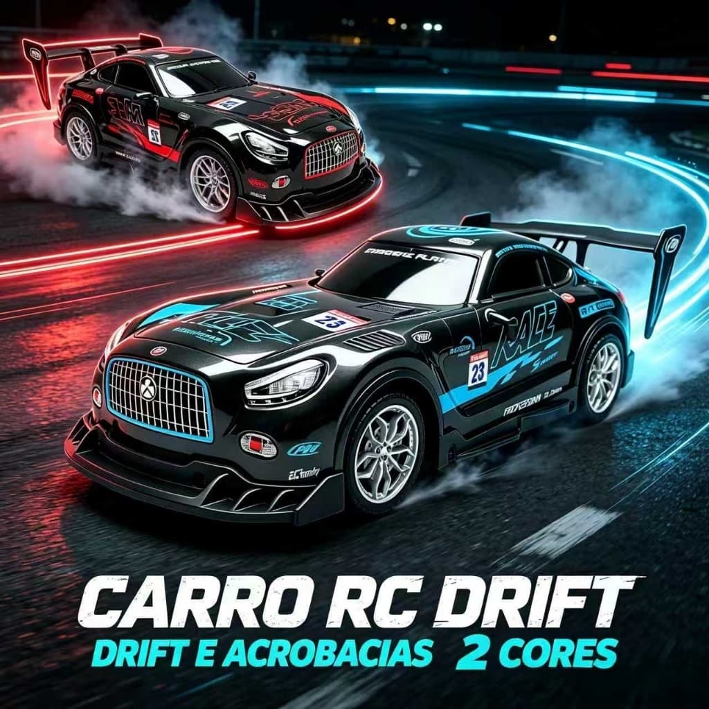 DLI Brinquedo Carrinho Controle Remoto Corrida Racing Velocidade Manobras e Adrenalina