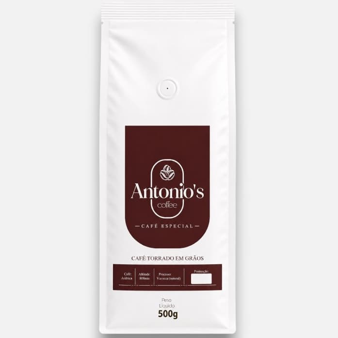 Café Arábica Especial 87 Pontos 500g - Torrado em Grãos - Antonios Coffee