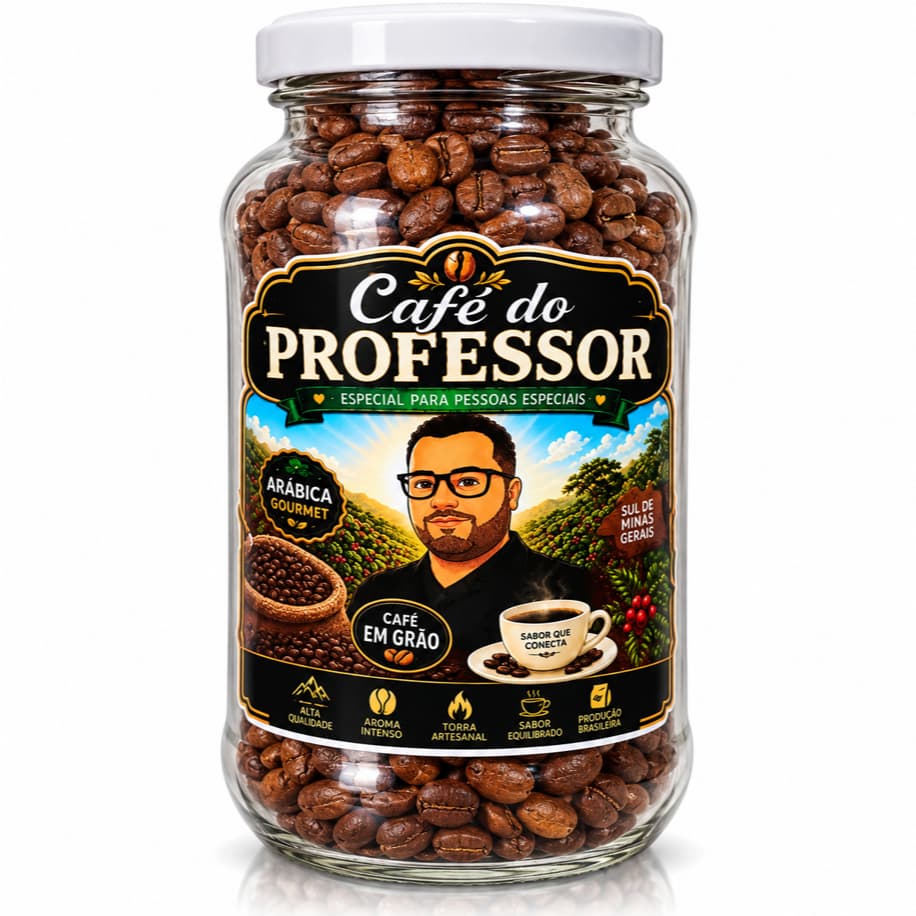 Café Do Professor 250g Em Grãos Gourmet Aroma Intenso