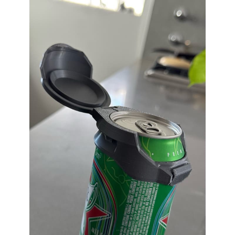 Tampa para latas de refrigerantes e energéticos