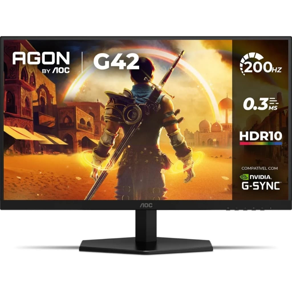Monitor Gamer Aoc Agon G42 27 200hz 0,3ms Ips 27g42he