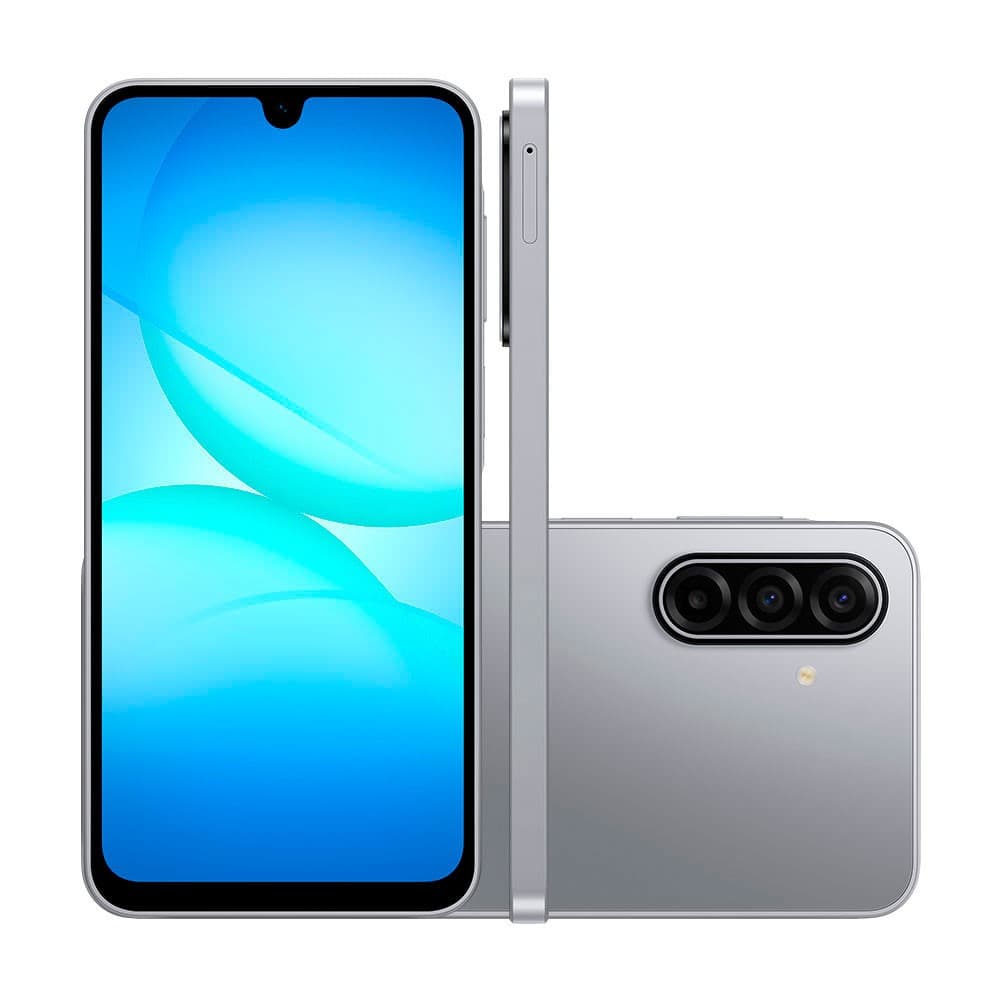 Celular Samsung A17 5G 128GB Câmera de 50MP Proteção IP54 Tela Super AMOLED 6.7 NFC Galaxy