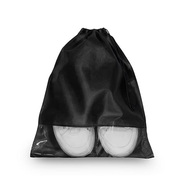 Kit 10 Sacos Organizadores TNT com Visor para Calçados Sapatos Viagem 35X45 CM