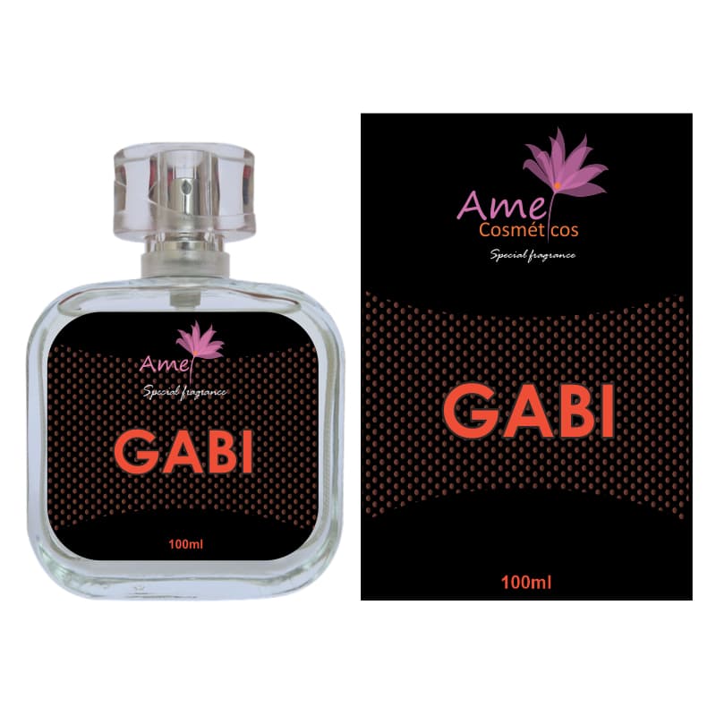 Perfume Gabi Feminino Amei Cosméticos Alta Fixação 33% de Essência Importada EDP
