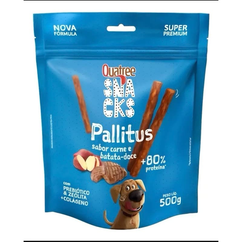 🐶 Bifinho Snacks Pallitus Carne com Batata Doce – Petisco Saudável e Saboroso! 🐾