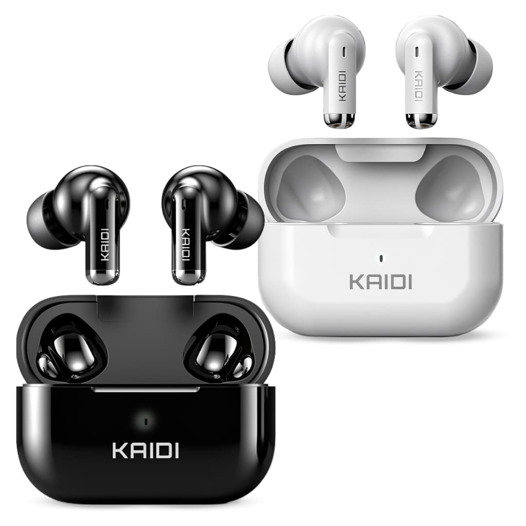 Fone Sem Fio Bluetooth Fone de Ouvido Fone Kaidi Fone TWS Pequeno Bateria Longa Duração Anti Ruído