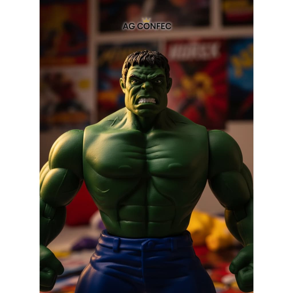 Boneco Vingadores Hulk Articulado Avangers Marvel Boneco Brinquedos 27 cm