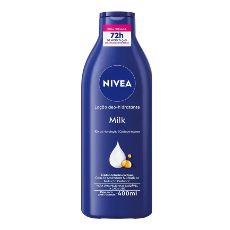Loção Hidratante Nivea Body Milk 400 mL