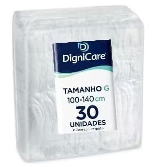 Fralda geriatrica, descartavel, adulto, 30 unidades DIGNICARE  unissex M/G/XG