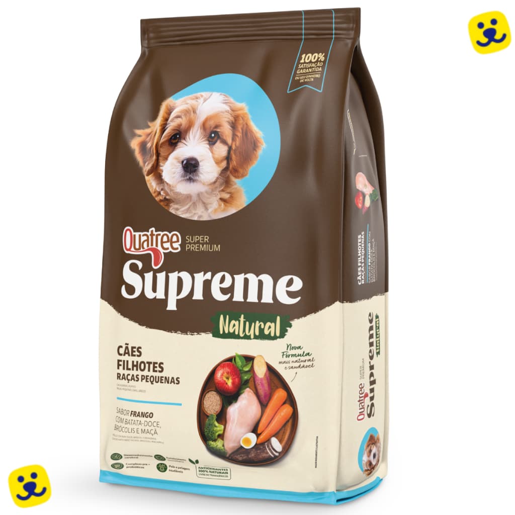 Ração para Cachorro Ração para Cachorro Filhote Ração Cachorro 10Kg Quatree Supreme Ração Quatree
