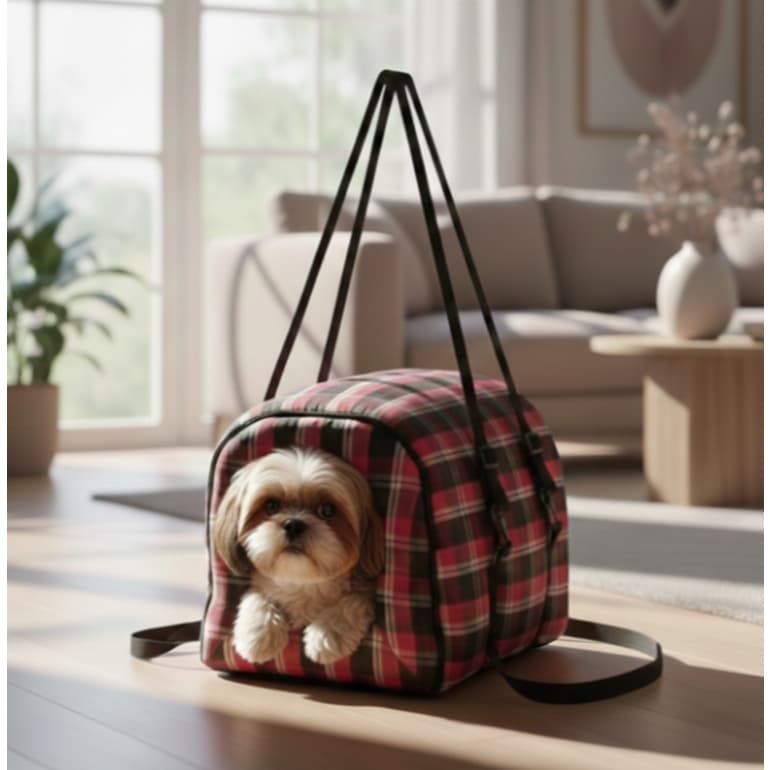 Bolsa Cama Pet 5 em 1 para Cães e Gatos – Transporte, Cama, Casinha e Poltrona Multifuncional