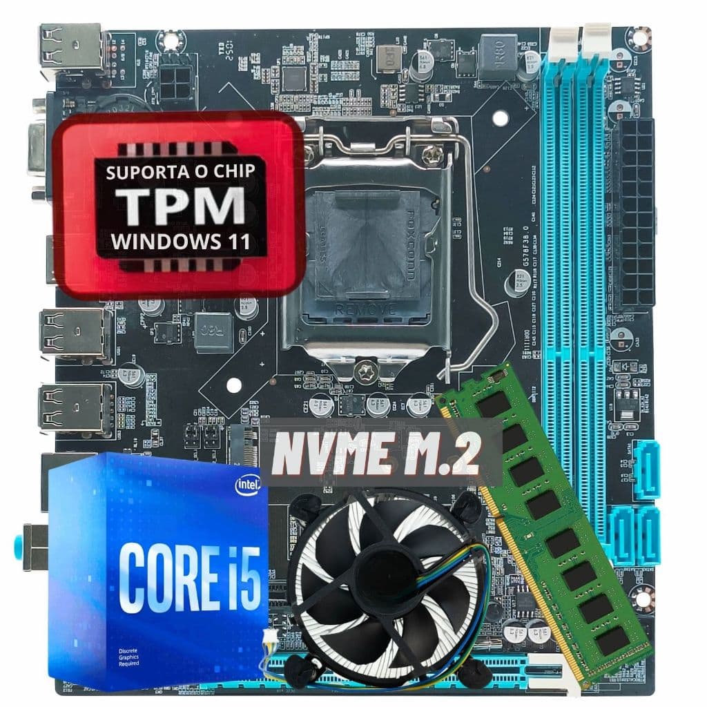 Kit Gamer I5 3470 com 8gb ou 16gb Ram Placa Mãe B75 Rede Gigalan Usb 3.0