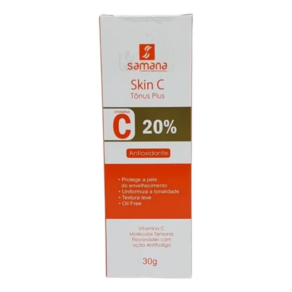 Samana Skin C Tônus Plus Vitamina C 20% Antioxidante 30ml