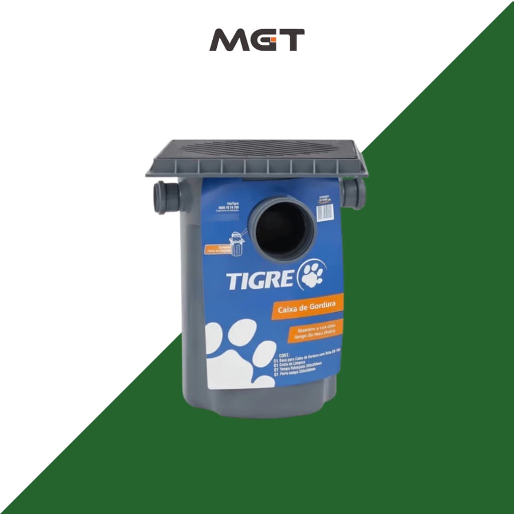 Caixa De Gordura Com Cesta De Limpeza 100mm Tigre