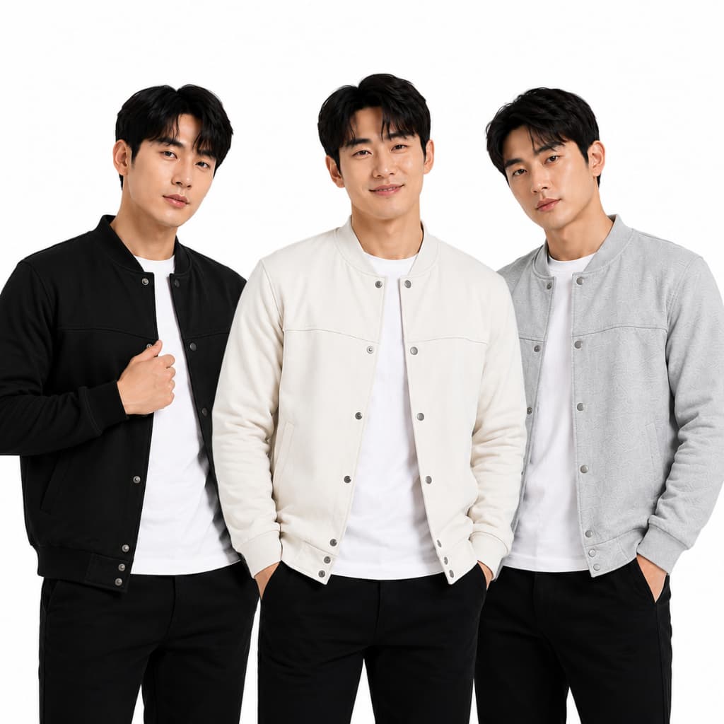Jaqueta Bomber Masculina Colegial Moletom Beisebol
