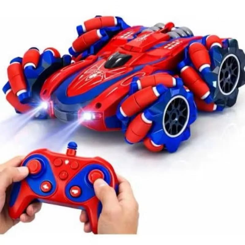 Carrinho Controle Remoto Recarregável Aranha Com Led rodas antiderrapantes