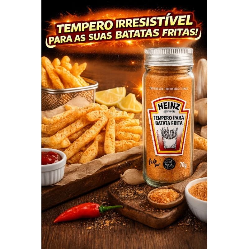 Tempero para Batata Frita Heinz 70G