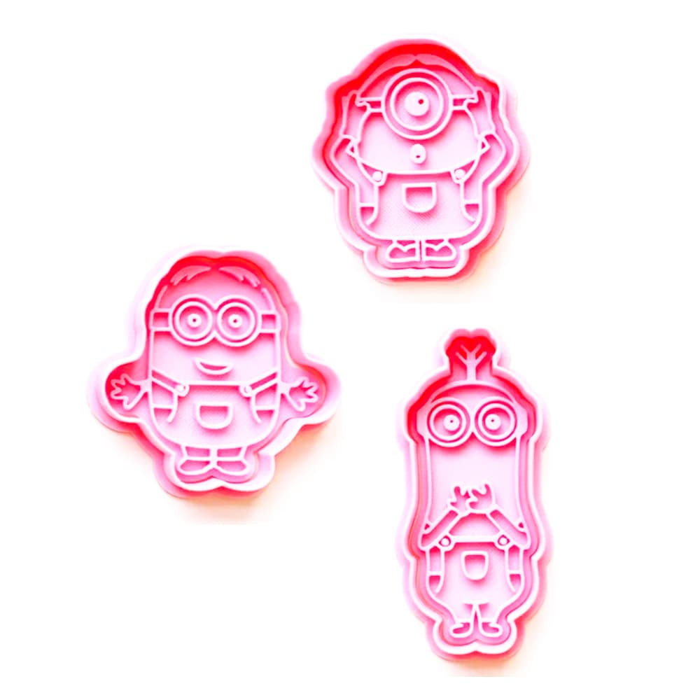 Cortadores de Biscoito/Massinha de Modelar - Minions – Impressos em 3D