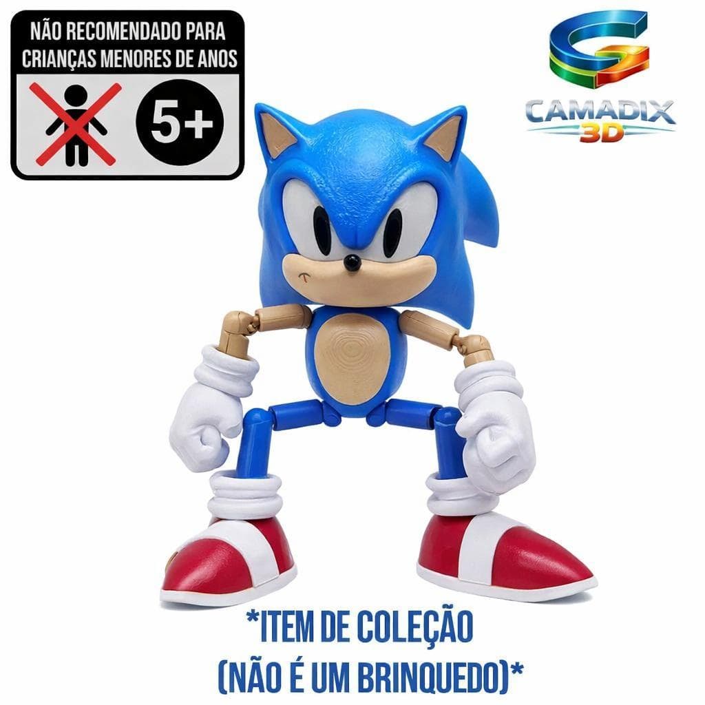 Boneco Sonic Articulado